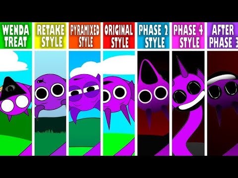 Sprunki Phase 3 VS Phase 1 VS Phase 2 VS Phase 4 VS Phase 5 VS Treatment VS Pyramixed VS Retake