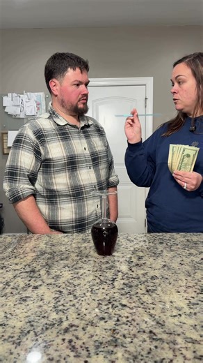 Is so simple but yet he can’t figure it out 😂 | upside down glass