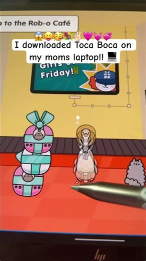 I just downloaded Toca Boca on my moms laptop 💻 #tocaboca