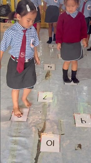 Hop, Count, Learn! Hopscotch Number Activity | JKG #funlearning