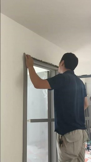 manual door assembly, hand installation, door frame alignment, hinge attachment #manual #alignment