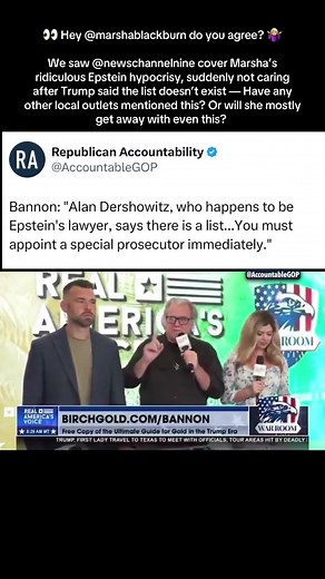 Marsha Blackburn's Epstein Hypocrisy Exposed