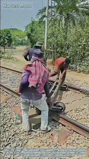 Transport von Gleisabschnitten! Technik zum manuellen Bewegen von Gleisplatten