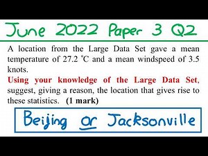 Loads of Large Data Set Past Exam Questions! - Statistics Edexcel AS and A Level Maths