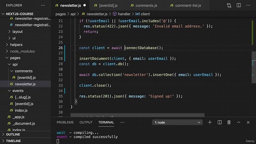 Udemy - Next.js & React - The Complete Guide (incl. Two Paths!) （07-10）