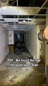 We found the REAL life backrooms inside this abandoned mall 🏚️ #abandonedplaces #urbex #backrooms | LordExplores