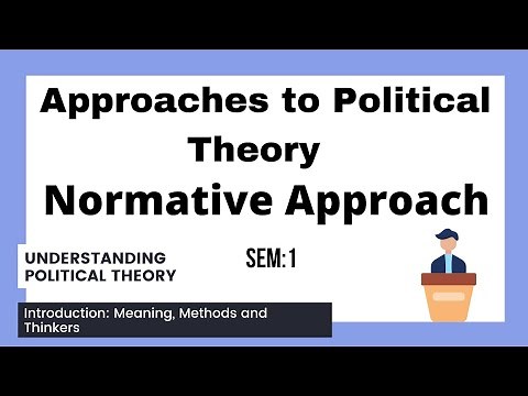 Normative Approach - Meaning, Methods and Prominent Thinkers || Normative Political Theory|| DU|SOL