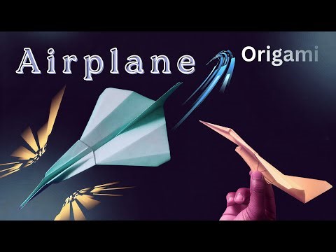 fighter jet flying supersonic Origami/origami airplane square paper/how to make paper jet aeroplane