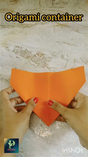 How to Make Origami Paper Box | Easy Storage Container Tutorial | Pallavi's Art Space