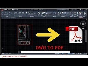 Convert AutoCAD to PDF | autocad drawing ko pdf kaise banaye | How to print AutoCAD drawing