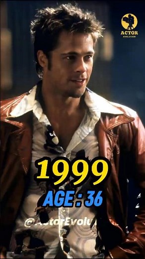 Brad Pitt Then vs Now | 1963 to 2026! #bradpitt #shorts #evolution