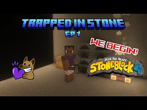 Can I Survive My First Day in Stoneblock 4? Ep. 1 - Trapped In Stone