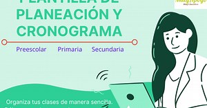 PLANILLA DE PLANEACIÓN Y CRONOGRAMA PARA ORGANIZAR TUS CLASES