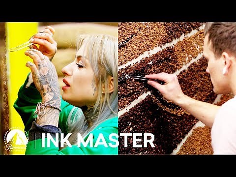 Coffee Bean Art: Flash Challenge Sneak Peek ☕ Ink Master: Battle of the Sexes (Season 12)