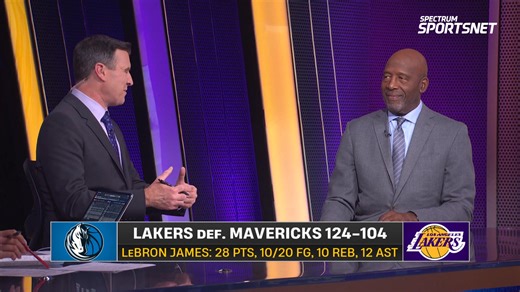 LeBron James becomes the oldest player in NBA history to record a triple-double, passing Karl Malone. Our 'Access' crew recaps the historic feat in tonight's 124-104 victory over the Mavs. | Spectrum SportsNet