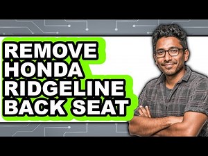How To Remove Honda Ridgeline Back Seat - Full Guide