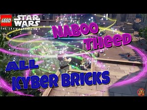 All Kyber Bricks on Naboo - Theed. Lego Starwars Skywalker Saga. #Starwars #Lego #Naboo