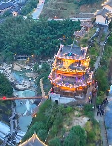 👀How beautiful! I’m staying at a cliffside homestay in Wangxian Valley, Jiangxi, China. Doesn’t it look just like a fairyland from a game? 😍 #China #Jiangxi #valley #fairyland #tourism #ChinaTravel Beautiful places in China Amazing China Travel in China Travel in China 旅游中国 CulturalChina China Pictorial China Hoy China Cultural Center in Pakistan Chinese Embassy in Myanmar Consulate General of China in São Paulo 中国驻圣保罗总领馆 Consulado Geral da China em São Paulo | Hola Fujian