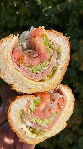 1.1K views · 72 reactions | This hoagie is un-boo-lievably good! Ham Gabaaggghhhoooulll @dietzandwatson Kingsauce  @kingsauce.1 Mayo 龎 @hellmannsmayonnaise Candied Jalapeños ️ @drunkbynature LTO 塞暈 @giordano.garden.groceries Seeded Large Roll 稜 @corropolesebakery | T & F Farmers' Pride | Facebook