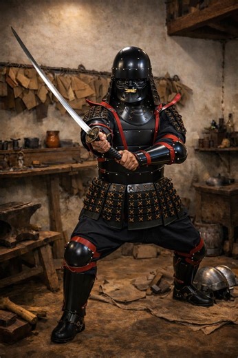 Japanese Samurai Armor Suit Wearable | Steel Yoroi With Dragon Mask | Japanese Kabuto and Cuirass Set for Cosplay - Etsy