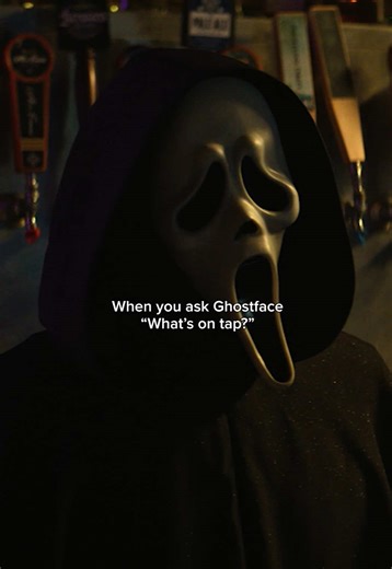 Thirsty? #NationalBeerDay #Scream7 @Ghostface | Ghostface Scream
