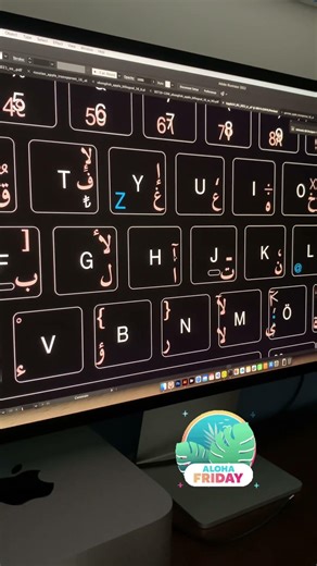 Another multilingual keyboard stickers on Friday… #speedwork #keyshorts #keyboardstickers #designtok