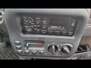 2000 Dodge Caravan HVAC/Radio removal