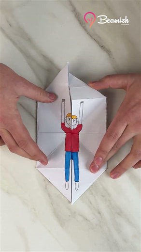 DIY paper flip animation #creative #paperflip #animationart