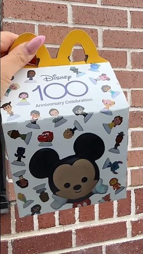 McDonald’s happy meal Disney 100th anniversary collection #mcdonaldshappymeal #mcdonaldsdisneytoys