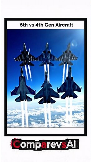 5th vs 4th Gen Aircraft Showdown | Who Dominates the Skies?