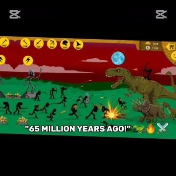 "2026 ➜ DINOSAUR AGE" "65 MILLION YEARS AGO!" 🦖🔥⚔️