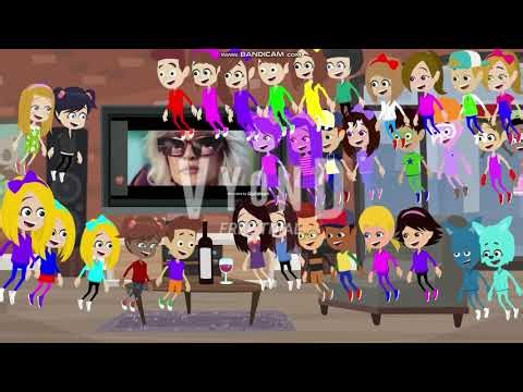 Andre Watches the Gabby's Dollhouse Movie (Español Latino) With her Friends