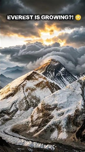 What 😨 ! The Tallest Mountain Keeps Getting Taller 🏔️ #facts #nature #viral