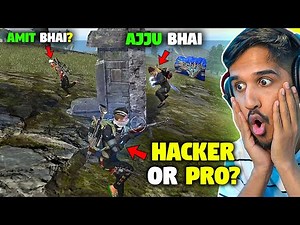 AJJUBHAI VS HACKER OR PRO? OP FUNNY GAMEPLAY WITH ‪@DesiGamers_‬ - FREE FIRE HIGHLIGHTS