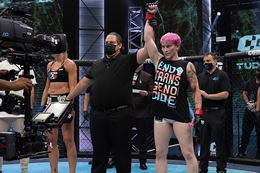 Transgender fighter Alana McLaughlin wins MMA debut