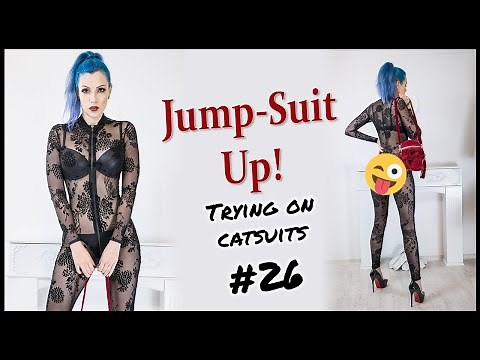 Jumpsuit Up No. 26: Sheer and Velvet Catsuit by Noir Handmade