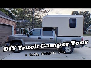 DIY Truck Camper Tour (+ Cost, Weight, MPG)