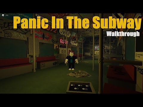 ESCAPE ROOM Panic In The Subway Walkthrough (Roblox)
