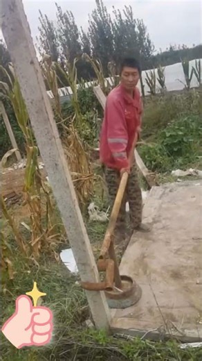 Extraction process of cement columns with creative tools