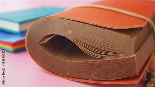 Learning steps for making a handmade notebook