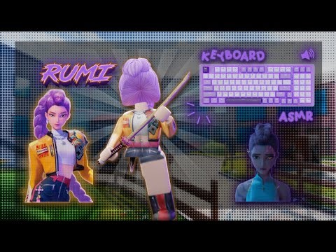 PLAYING MM2 AS RUMI *Keyboard ASMR*