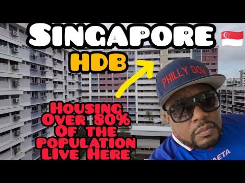 Inside Public Housing HDB Flat Singapore like never seen before 🇸🇬