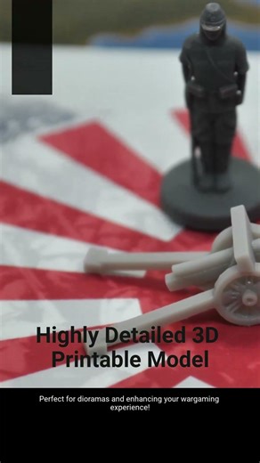 WW2 Japanese Type 94 Artillery STL File Download