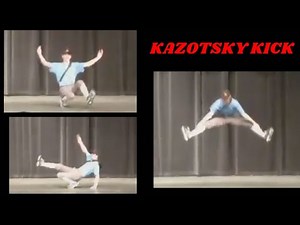 Me Doing Kazotsky Kick at School Talent Show!!