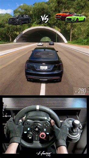 Cadillac CT5-V Blackwing VS Modern Muscle Cars | Forza Horizon 5 | Logitech G29 Steering Wheel