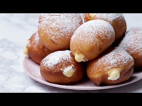 ふわふわカスタードホイップドーナツ〜クリームたっぷり♪〜