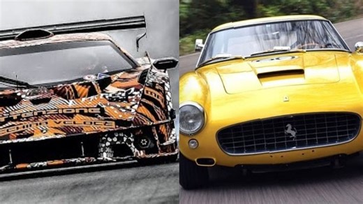 Lamborghini Essenza SCV12 contra Ferrari 250 GT SWB