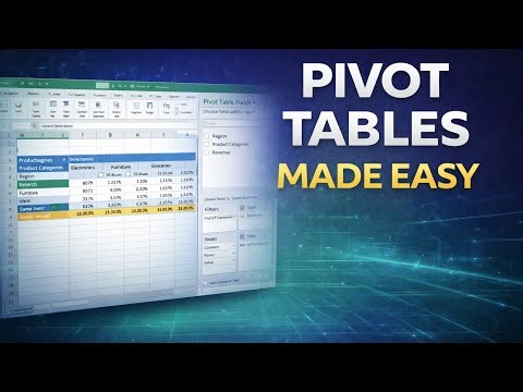Pivot Tables Explained in Excel | Data Analysis Course Day 8