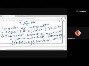 maths 1 intergration