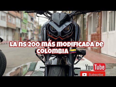 THE MOST MODIFIED NS 200 IN COLOMBIA 🇨🇴🇨🇴🇨🇴